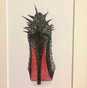 💥Spiked Heel Louboutin Artwork💥